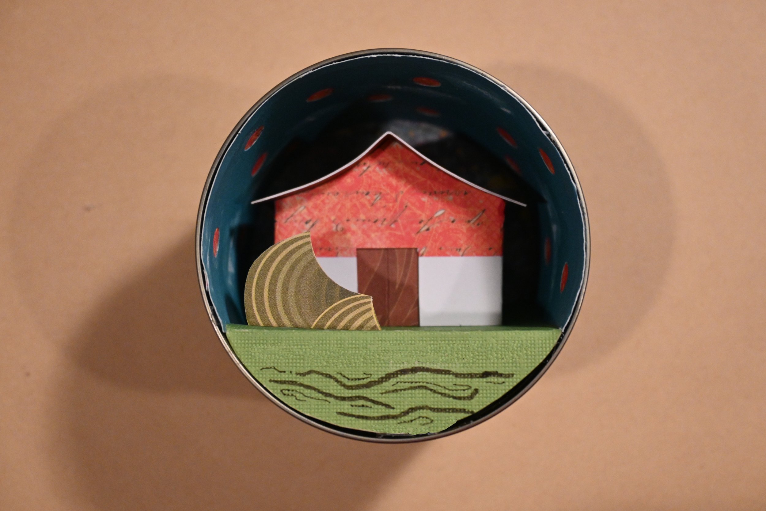 "Taiwan Canned — Study No.1" (metal can, paper, ink)