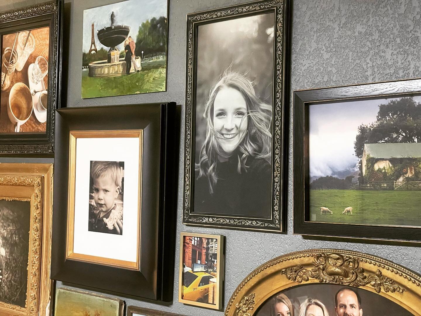 Today we put our own daughter&rsquo;s senior portrait on the wall and I finally understand what our clients have been telling us. This is pretty special... and bittersweet. 😞😊