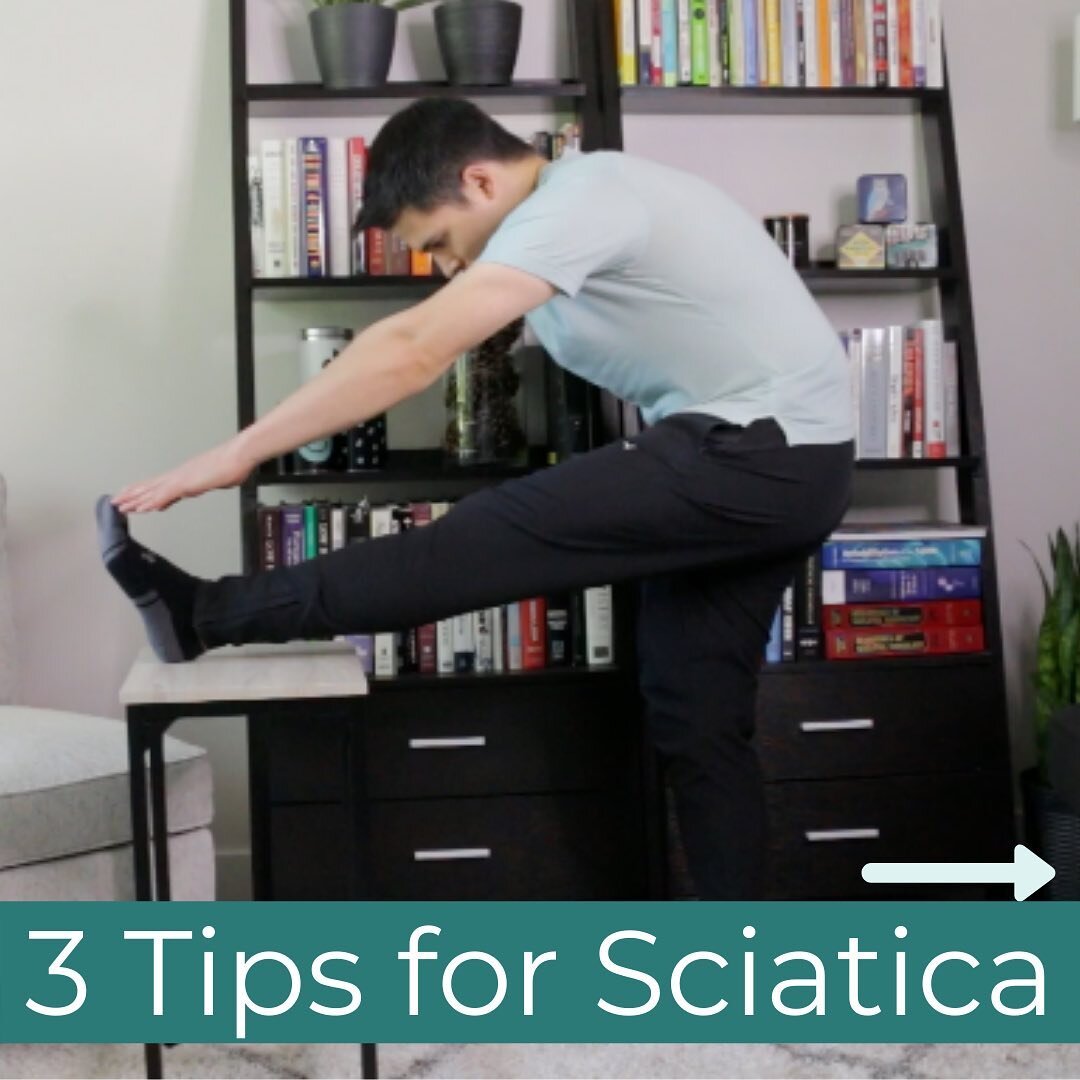 3 tips for treating sciatica 🙌

#sciatica #lowbackpain #sciaticarelief #chiropractic #chiropractor #evidencebasedmedicine #exercise #stretching #movementismedicine #physicaltherapy #physicalmedicine #running #runners #fitness #gym