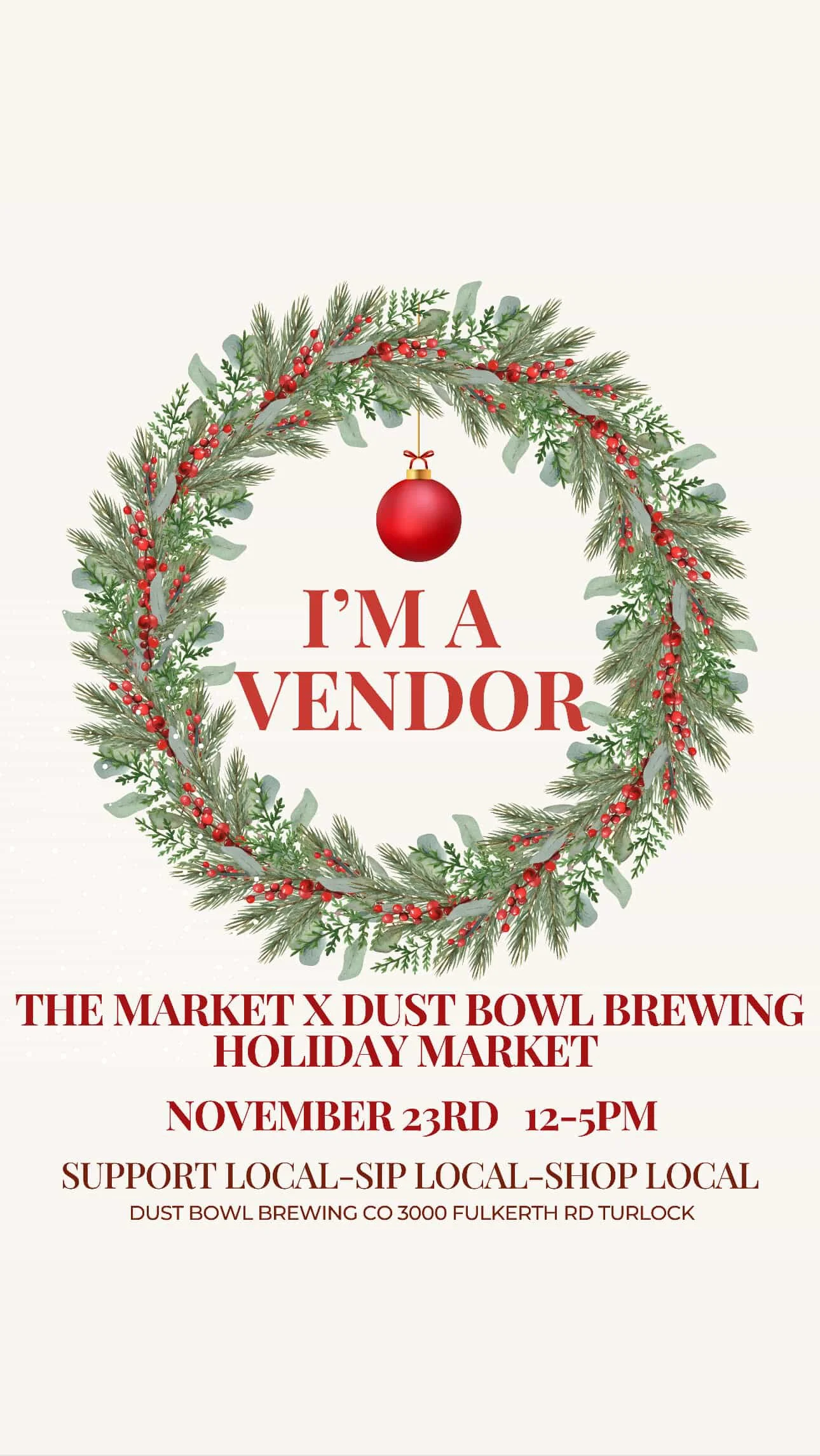 The Market x Dust Bowl Brewing Holiday Market