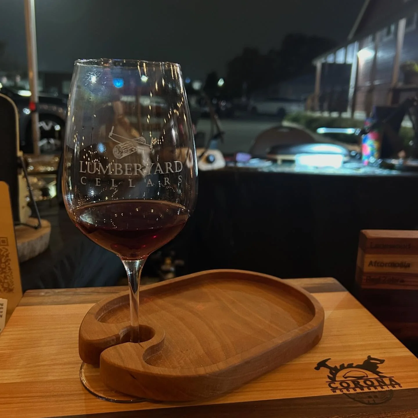 The perfect pairing, a Corona Woodworking Wine Tray and a glass of @lumberyard_cellars wine. You can order online on our website or message us!

#cuttingboard #supportsmallbusiness #woodworking #charcuterieboard #customwoodworking #handmade