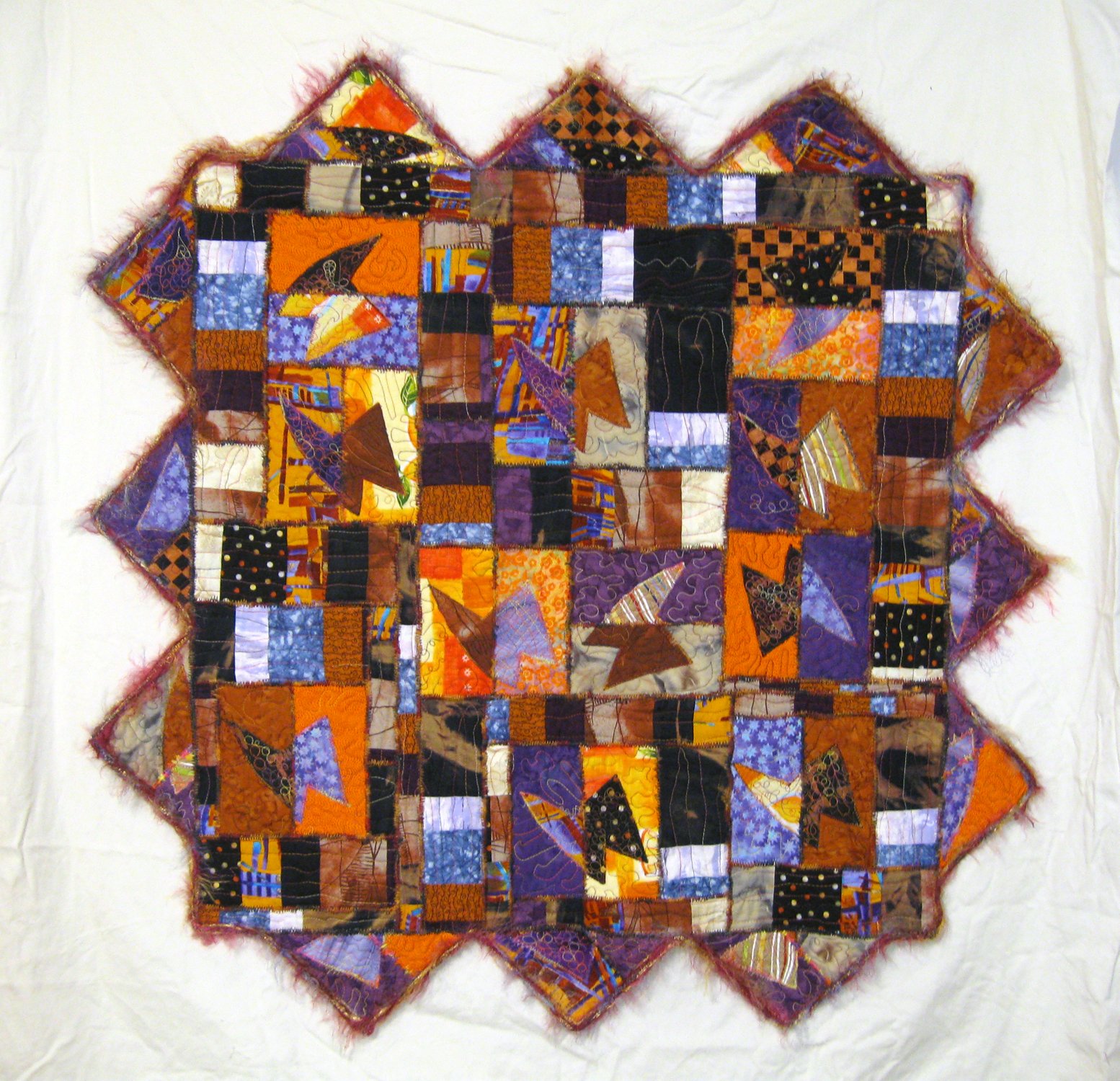 ORANGE DELIGHT ~ 34" X 33"