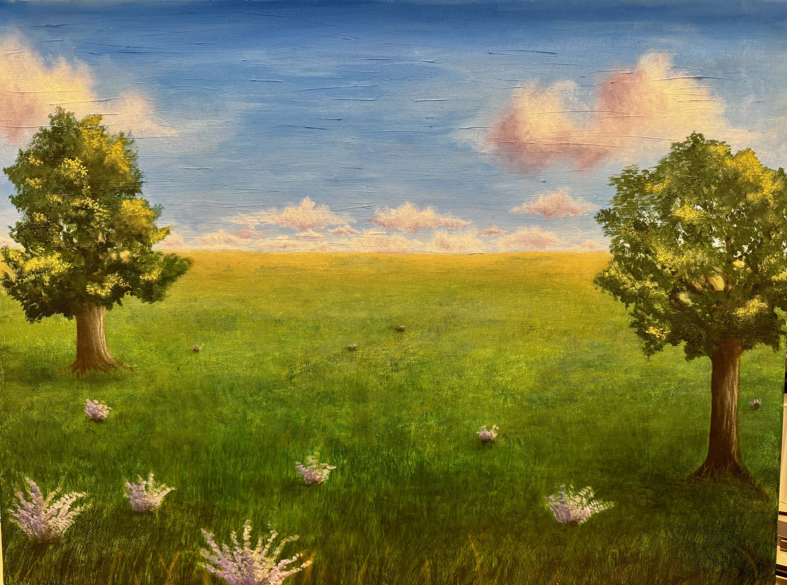 No title. 
Oil on canvas. Commissioned work, 2025-2026.

Stillness as a place of growth.