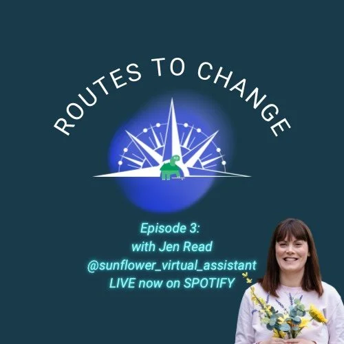 🎧 It&rsquo;s Here! Episode 3 of Routes to Change is LIVE! 🚀

We are thrilled to welcome our very first guest to the mic: co-founder of @women_connect_networking and founder of @sunflower_virtual_assistant, Jen Read!

For the first time, Noelle Hart