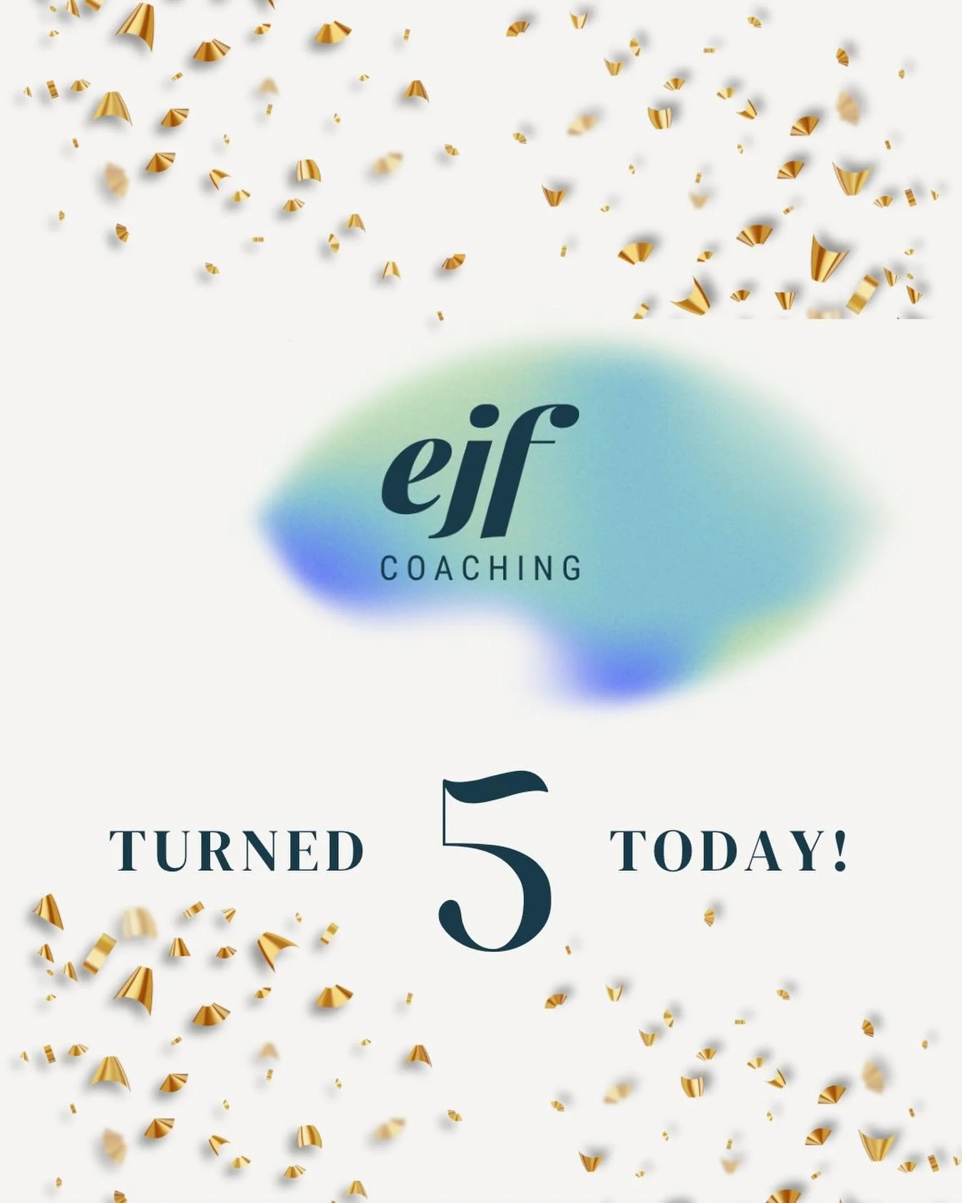 🎉 5 years of EJF Coaching! ✨
If you&rsquo;d told me five years ago where this journey would take me - from those first 1:1 sessions at my kitchen table to delivering workshops for global teams - I&rsquo;m not sure I would have believed you 😆

To my