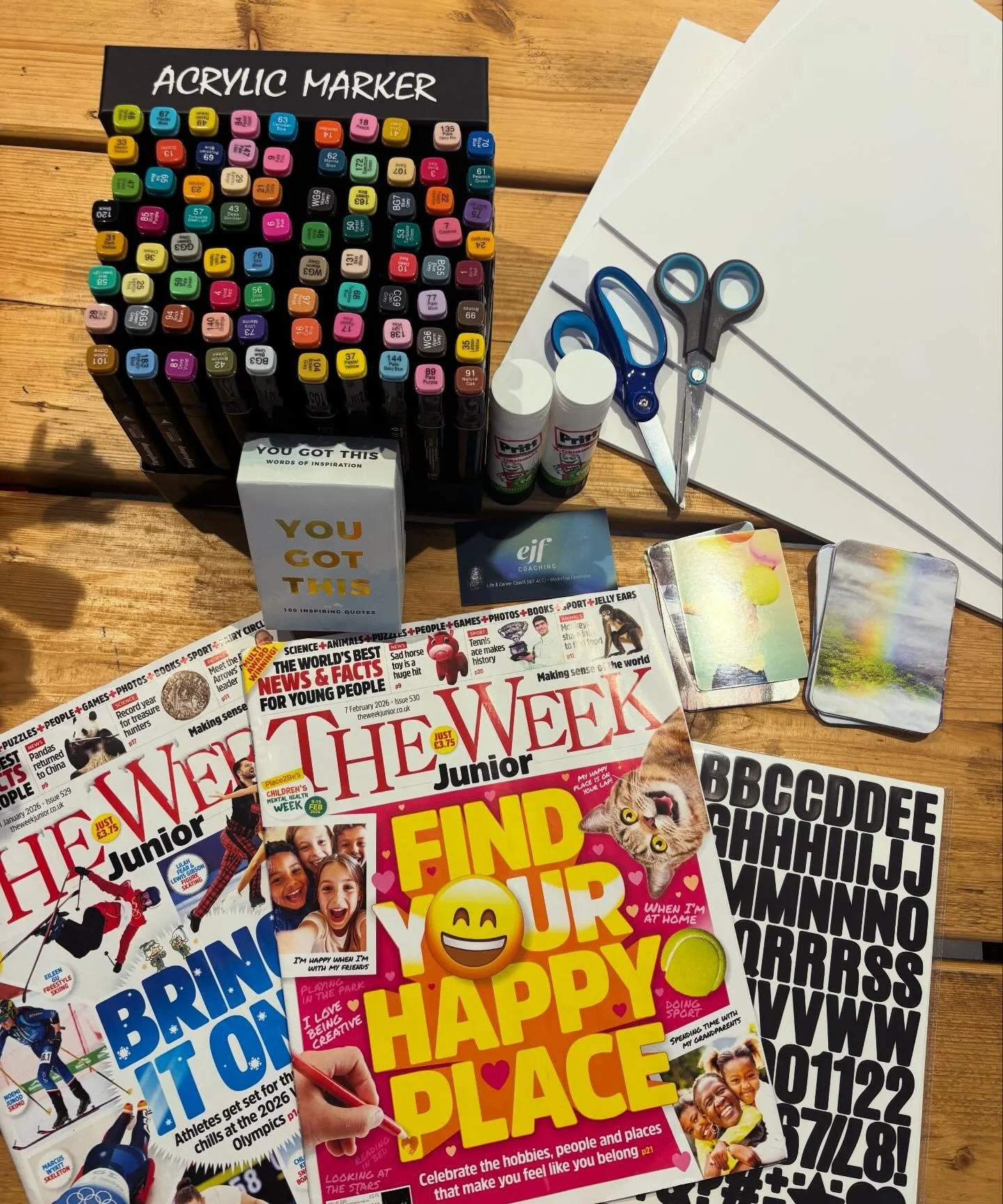 💫From the dining room table to Google HQ. ✍️✨

I am currently surrounded by mountains of magazines, stickers, and boards as I pack my suitcase 🧳 for my 30-person workshop at Google this Tuesday 🤩 (it turns out this requires a lot of physical lugga