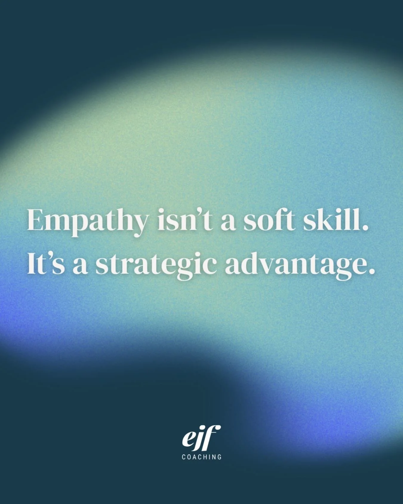&ldquo;Empathy isn&rsquo;t a soft skill. It IS a strategic advantage.&rdquo;

I spent a decade in the high-pressure legal world (that back then felt veryyy male dominated)&nbsp;where &ldquo;empathy&rdquo; was more often than not whispered about like 