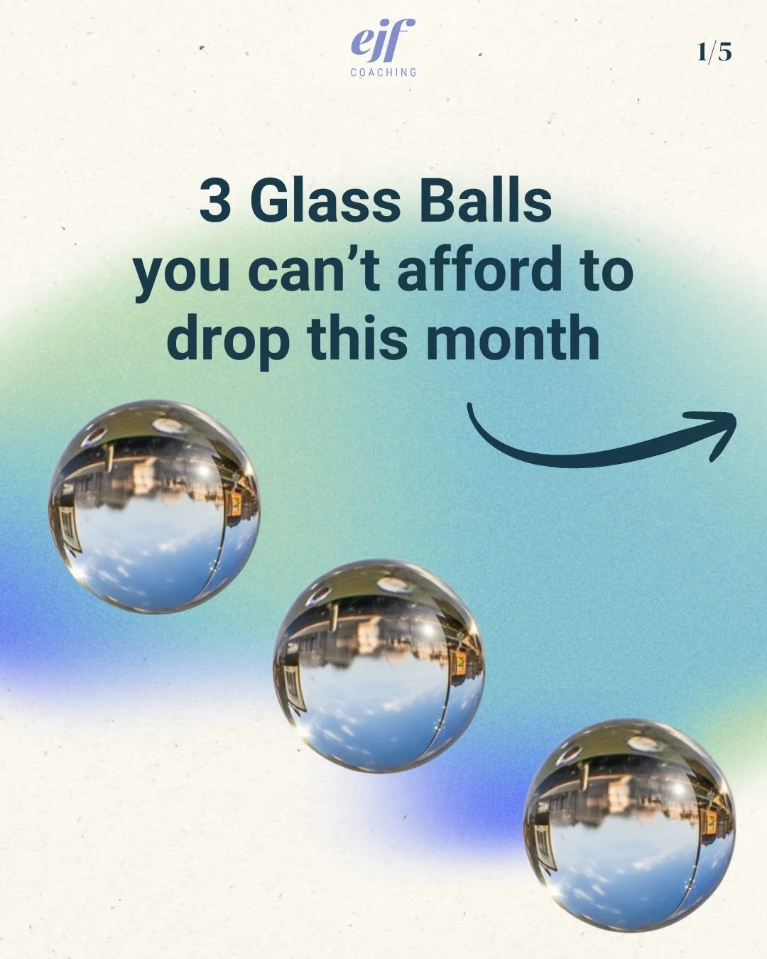 As mums we&rsquo;re all juggling a zillion balls, always. 

The mental load is enormous 🤯 

But the secret isn&rsquo;t keeping everything in the air. 

It&rsquo;s knowing which balls are plastic and which one are glass. 

What&rsquo;s going to shatt