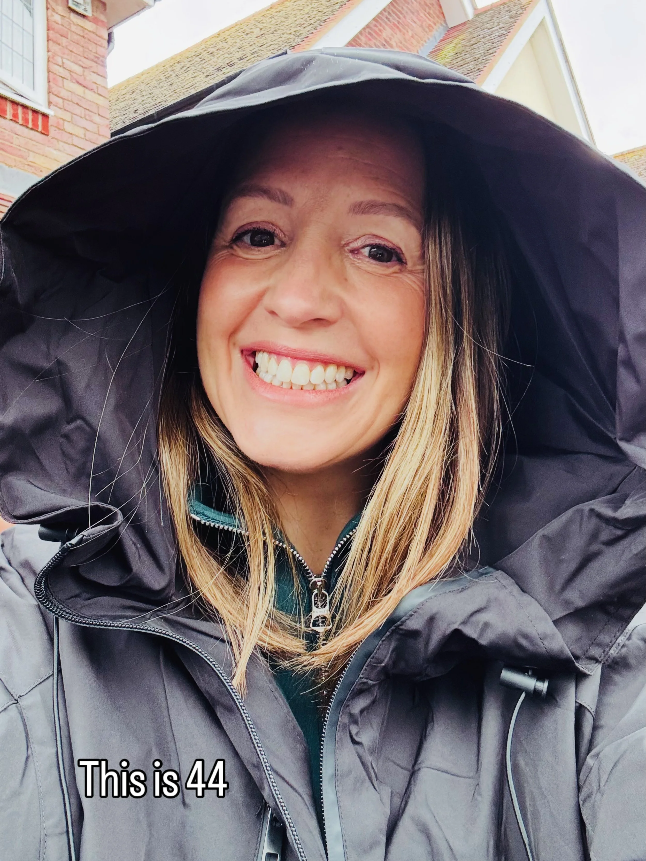This. Is. 44. 🥳✨

I woke up this morning, listening to the rain, genuinely feeling so grateful for where I am in life right now. (And secretly thrilled that I could wear my new jacket with the great hood 😆 though the sun coming out later was a love