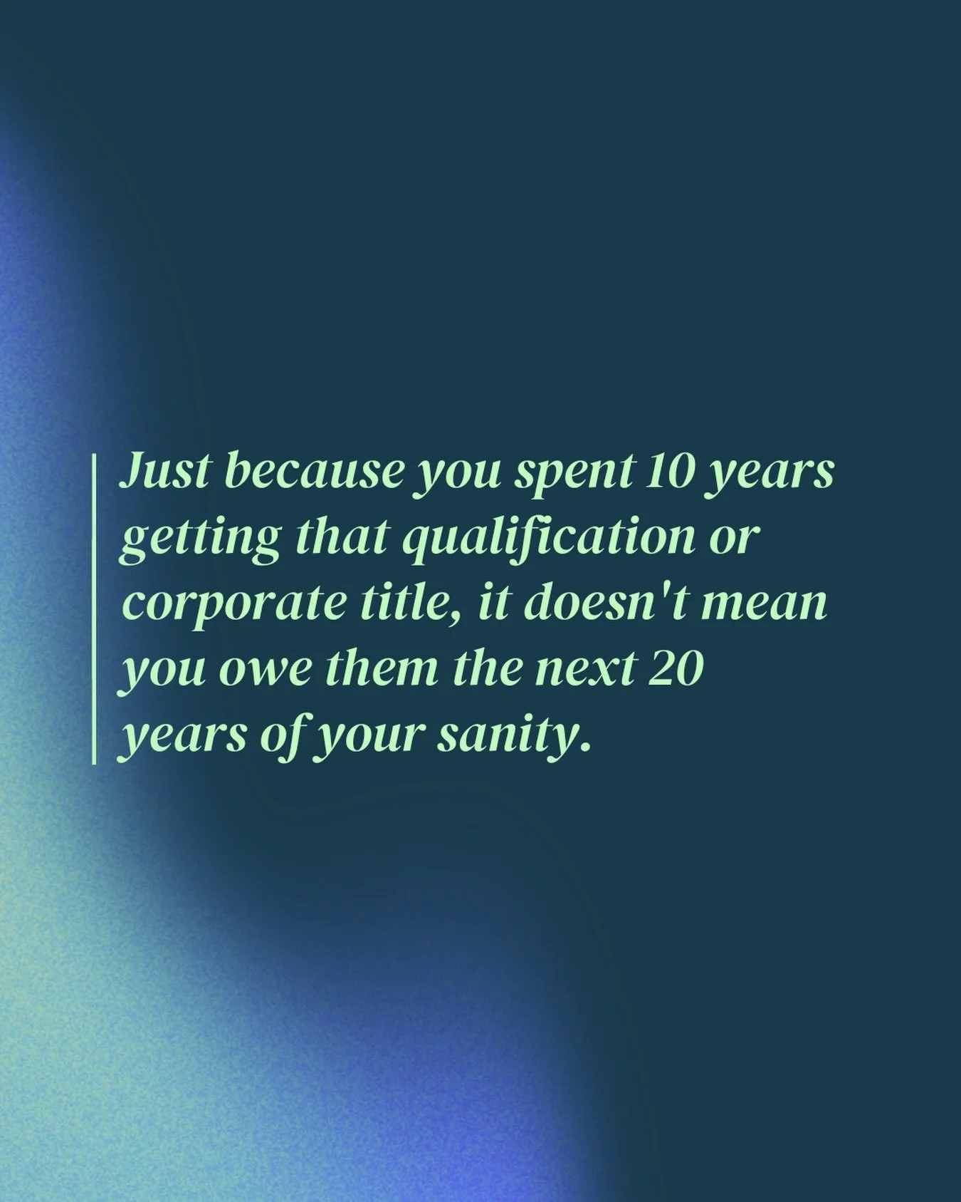 Read that line again.

So many of the high performer Mums who come into my coaching seat are held hostage by their past achievements.

&ldquo;I worked so hard to get senior associate / director / partner... I can&rsquo;t back off now.&rdquo;

Your pa