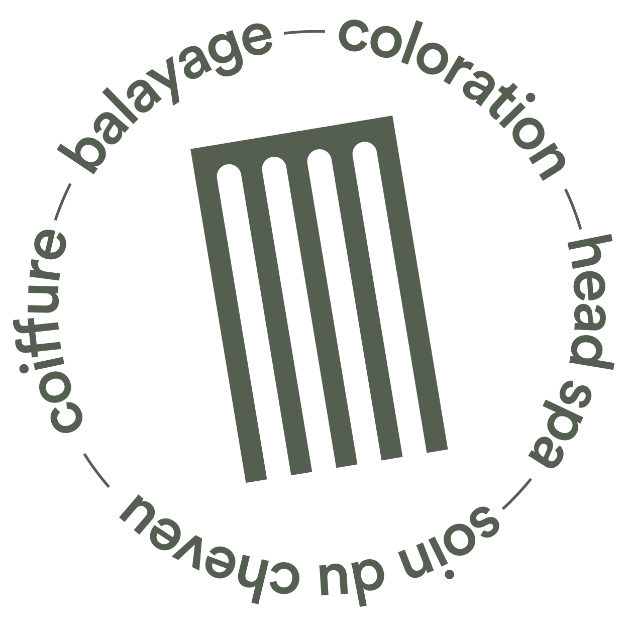 Symbole du peigne du salon Arielle