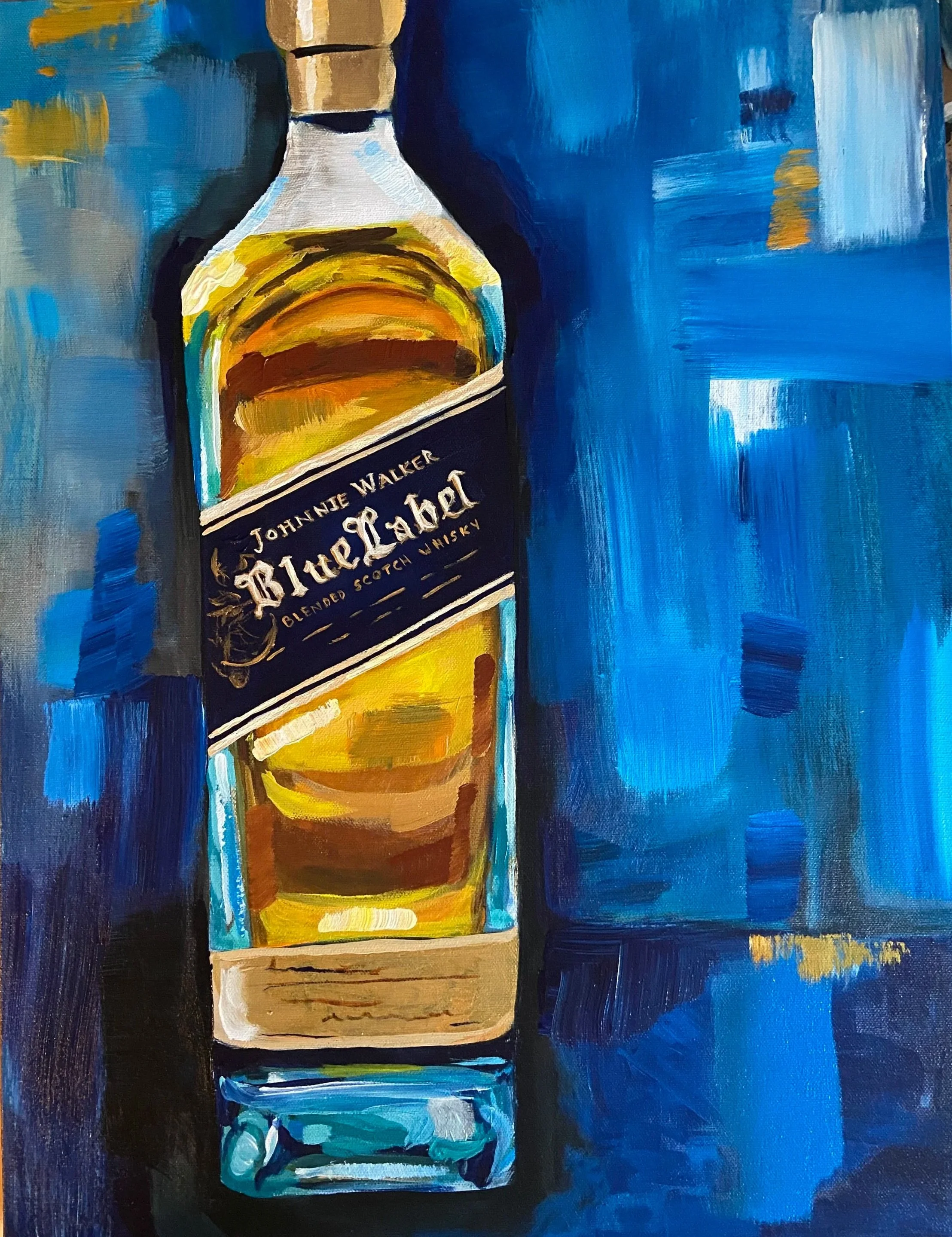 Blue Label 18" x 24"