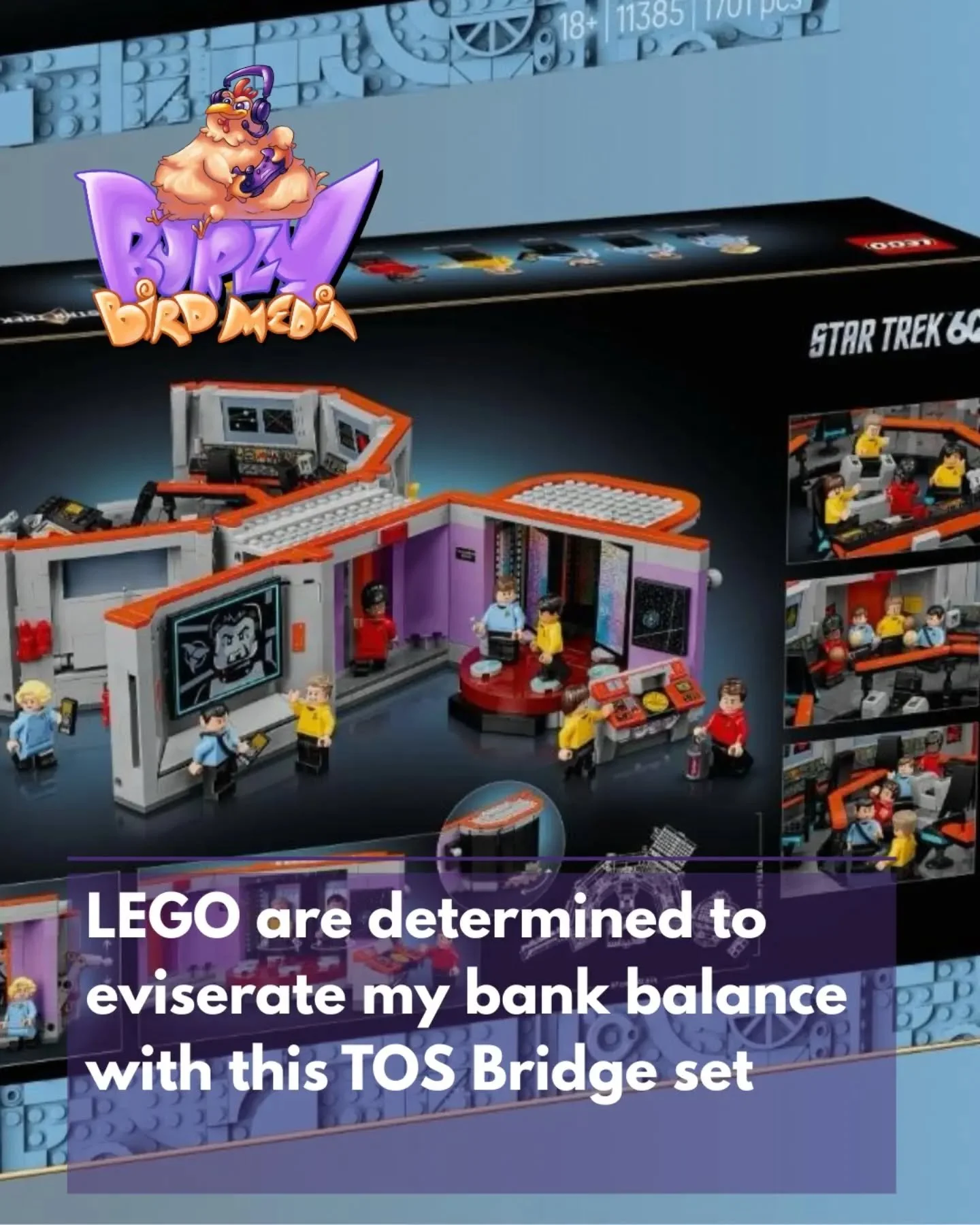 The Enterprise D set was a dream made real after Lego managed to snag the license. Given the unequivocal response to that set where it sold out almost immediately, i'm glad they're recognising the excitement for the franchise in brick form.

That bei