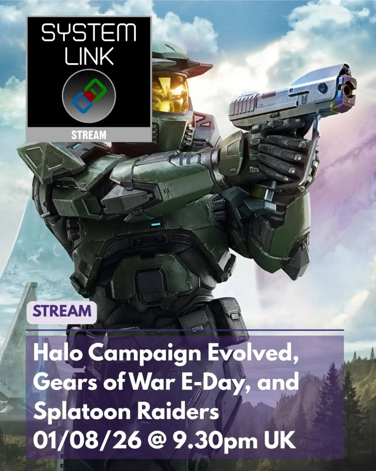 System Link returns as a combined podcast and gameplay stream, with a new streamlined format and the addition of Stephen Murray to our hosting team! We discuss Halo Campaign Evolved, the recent Gears multiplayer reveal, Splatoon Raiders, PlayStation'