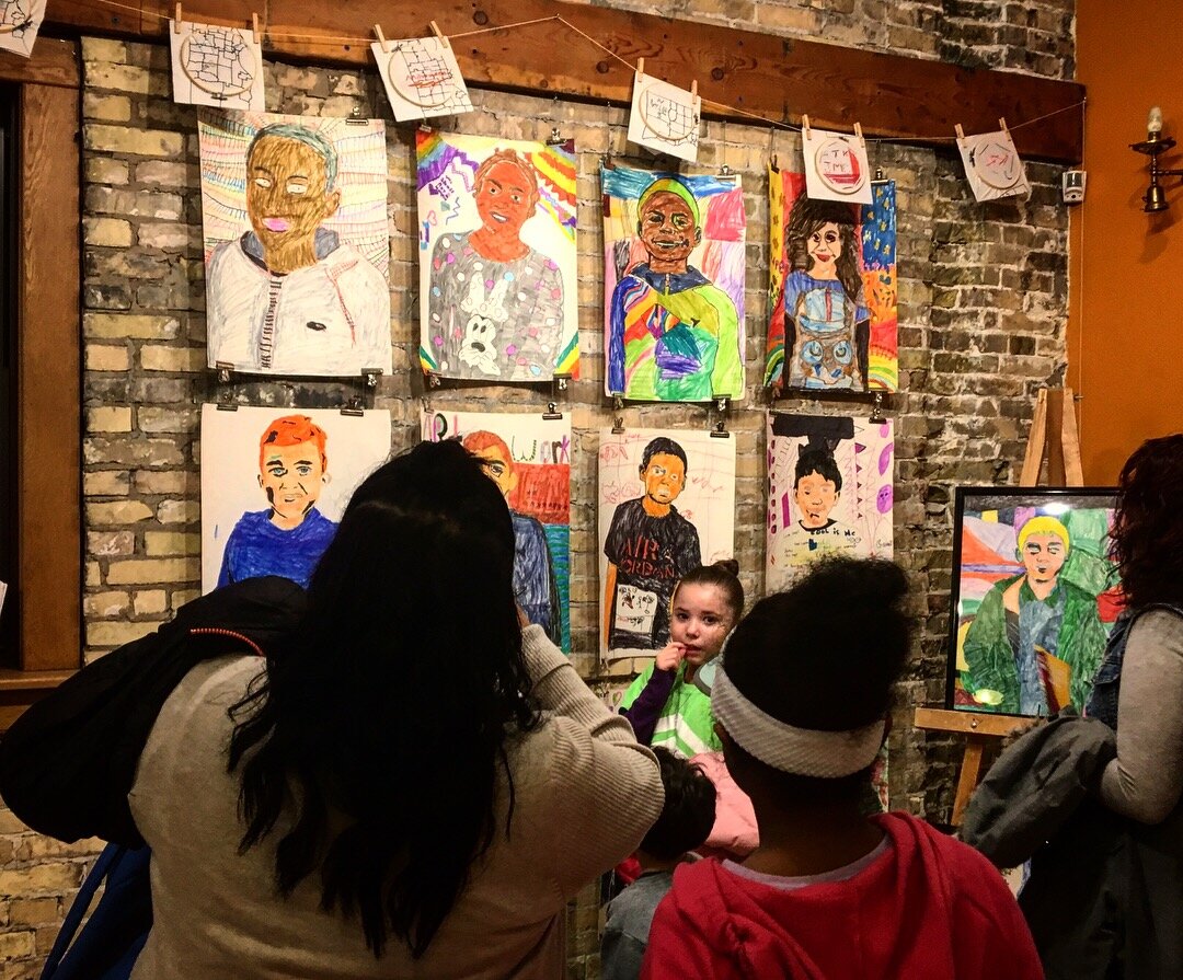 Exhibition Opening - Doerfler student self portraits