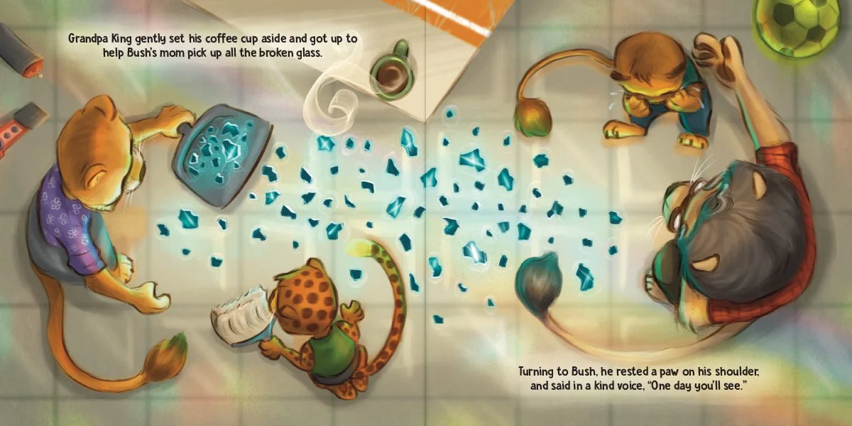 “Bush Breaks a Vase” interior