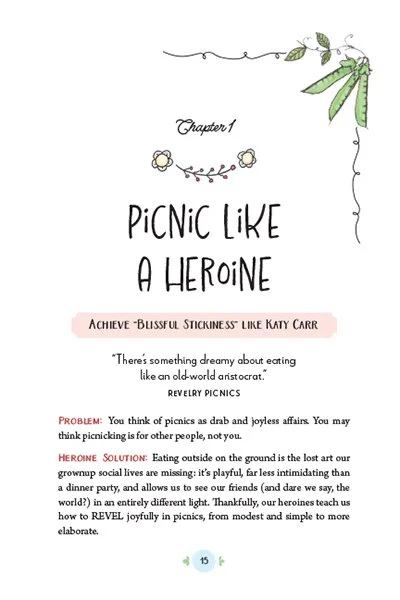 "Eat Like a Heroine" interior