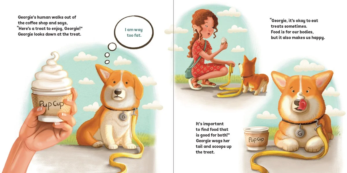 "Georgie the Corgi's Insecurities" interior
