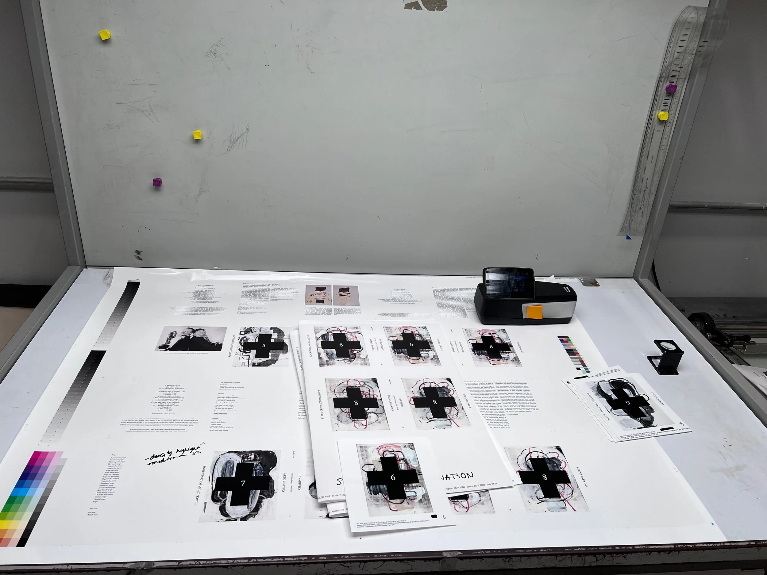 Christopher wool CD, Press check @Duggal