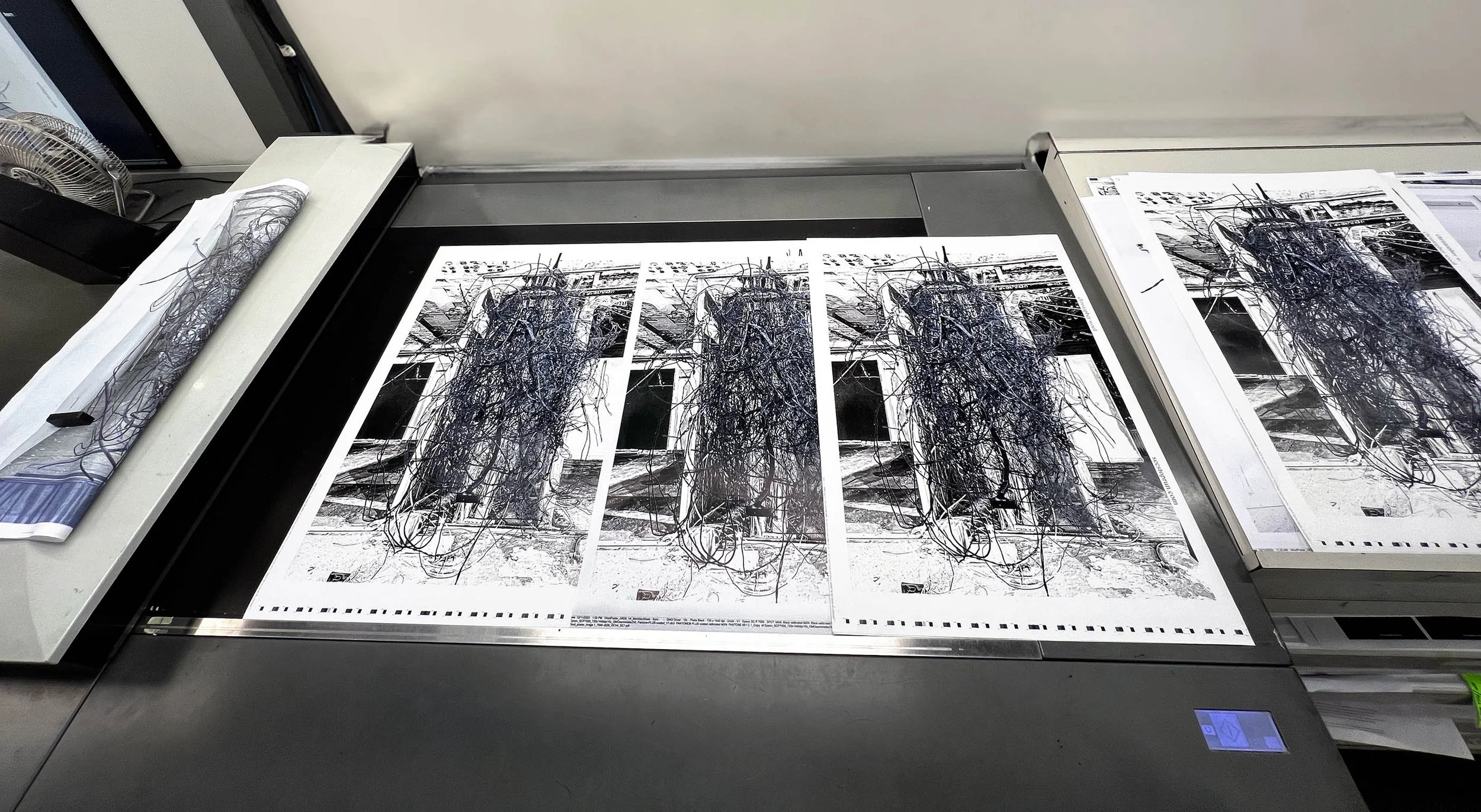 Press sheet comparison with digital hard copies