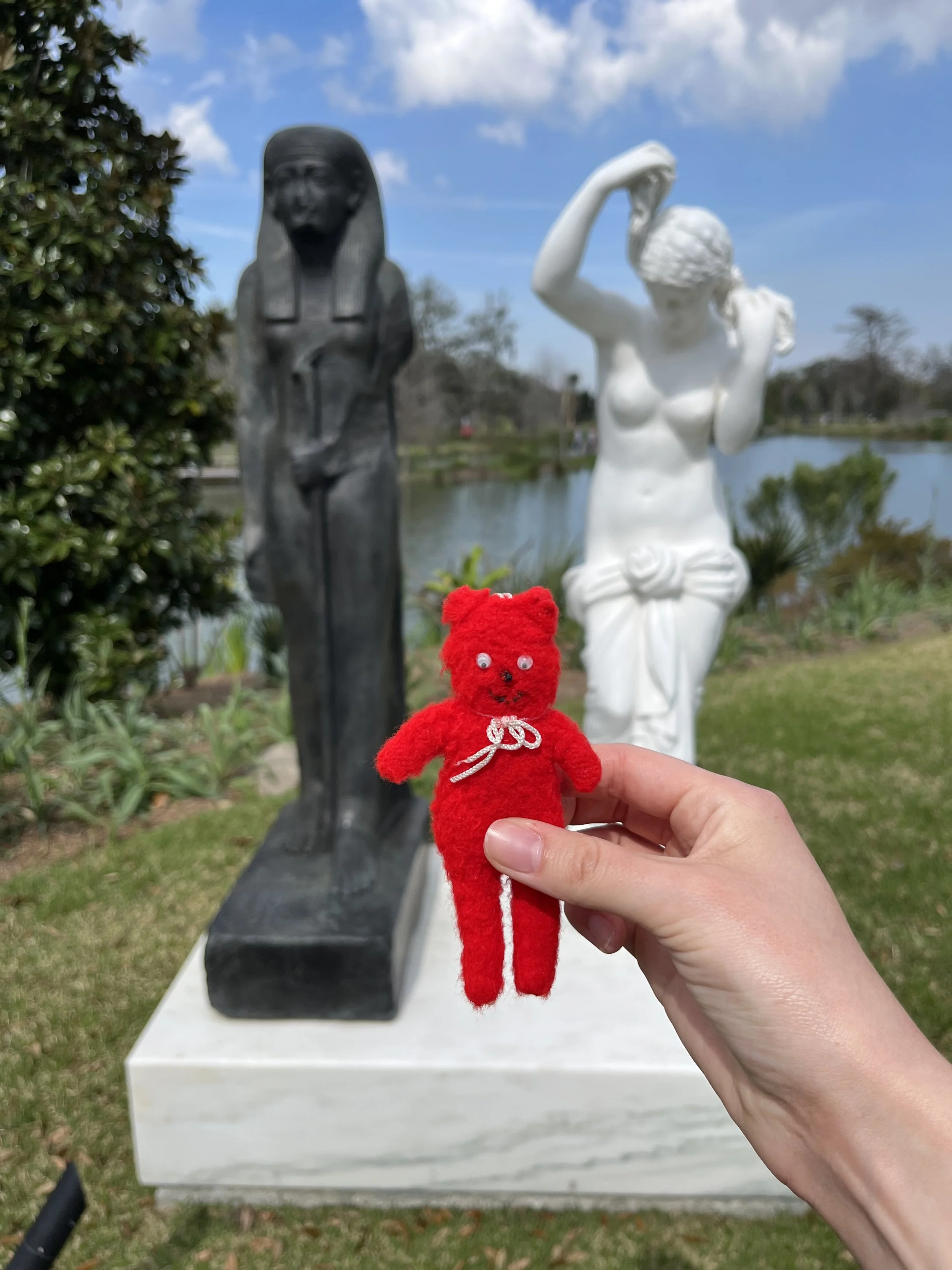 Quick pit stop at the sculpture garden outside the NOMA