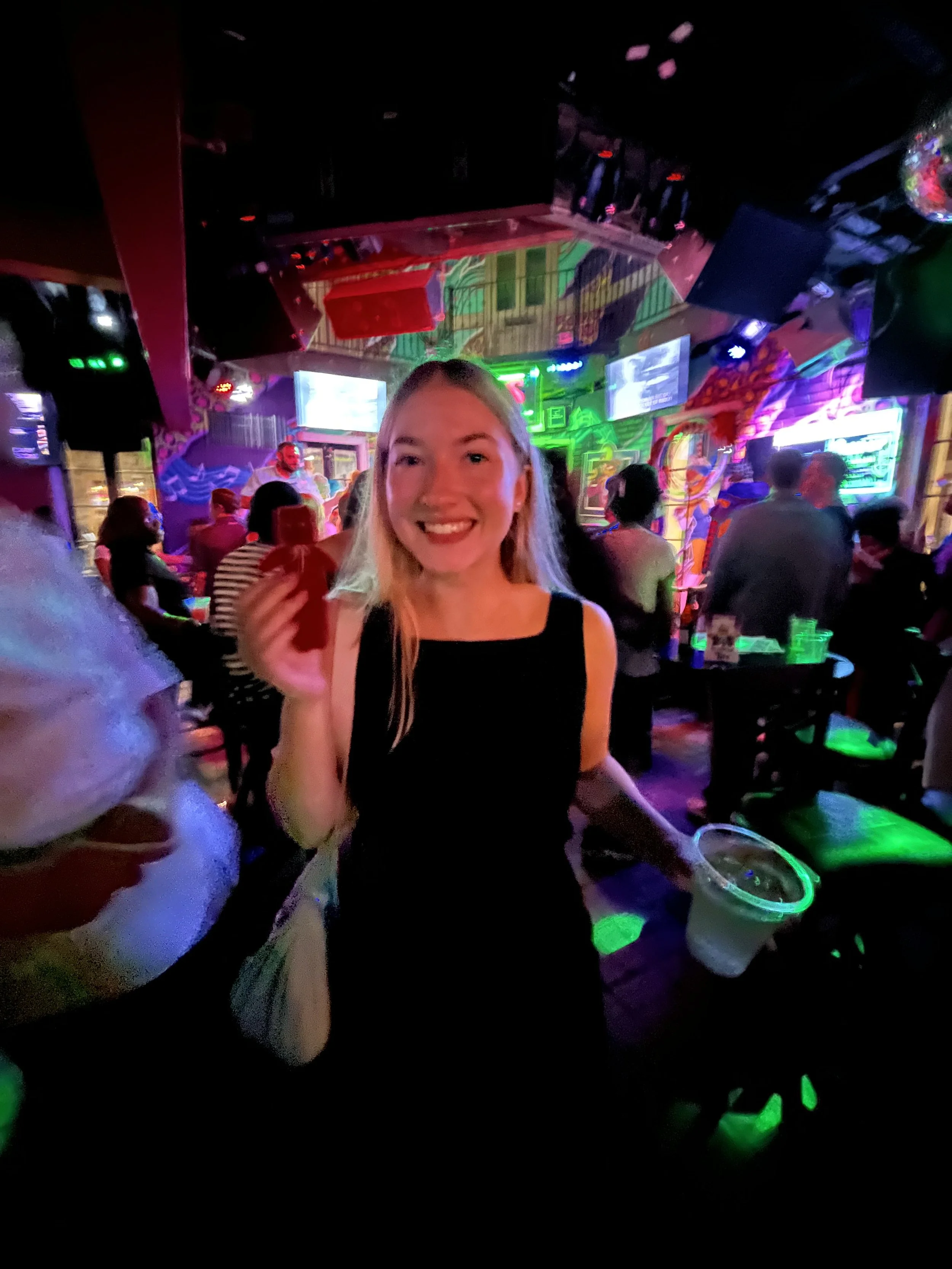 Bourbon Street with Tulane's finest