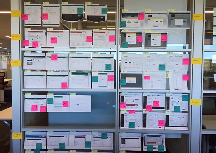 Above: I start out by conducting a competitive analysis - learn what are other banking and FinTechs are doing.