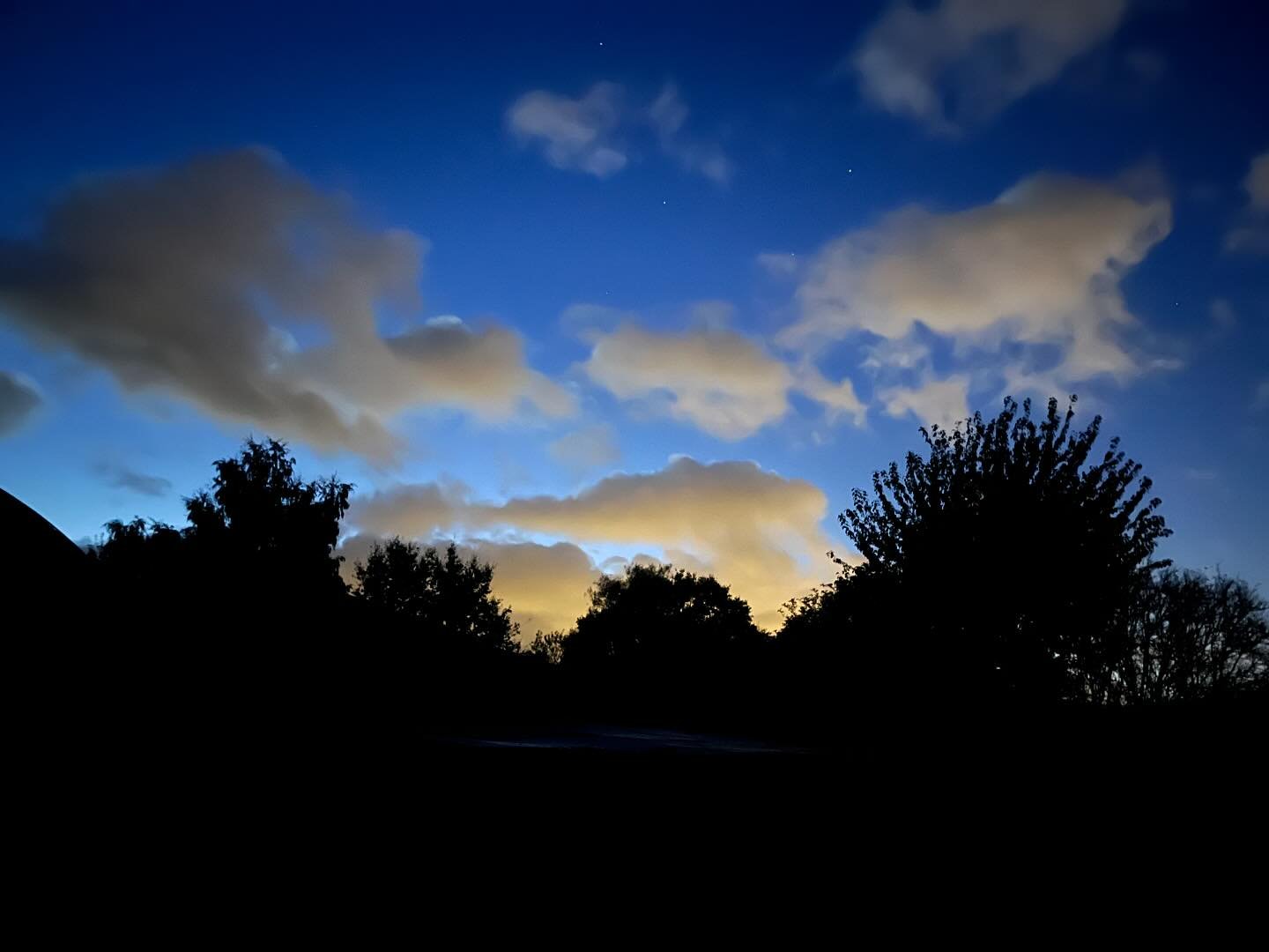 Clouds and mists and sunsets over the farm