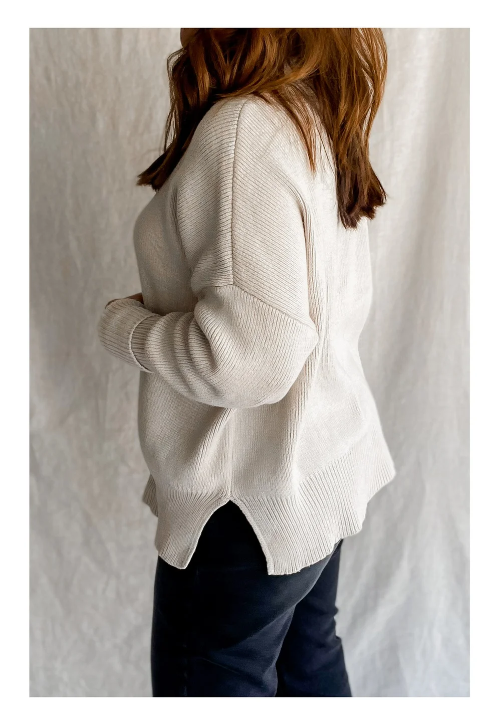 Basic Beige Sweater — East Annex