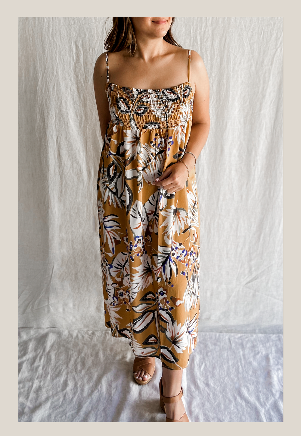 work midi dress Greylin Blue Gail Stripe Work Midi Dress Blue / XS