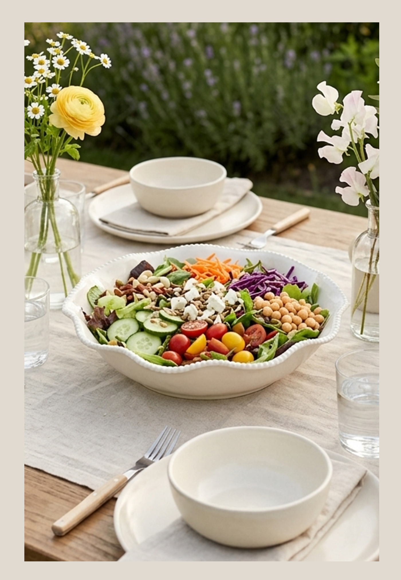 Melamine Large Serving Bowl