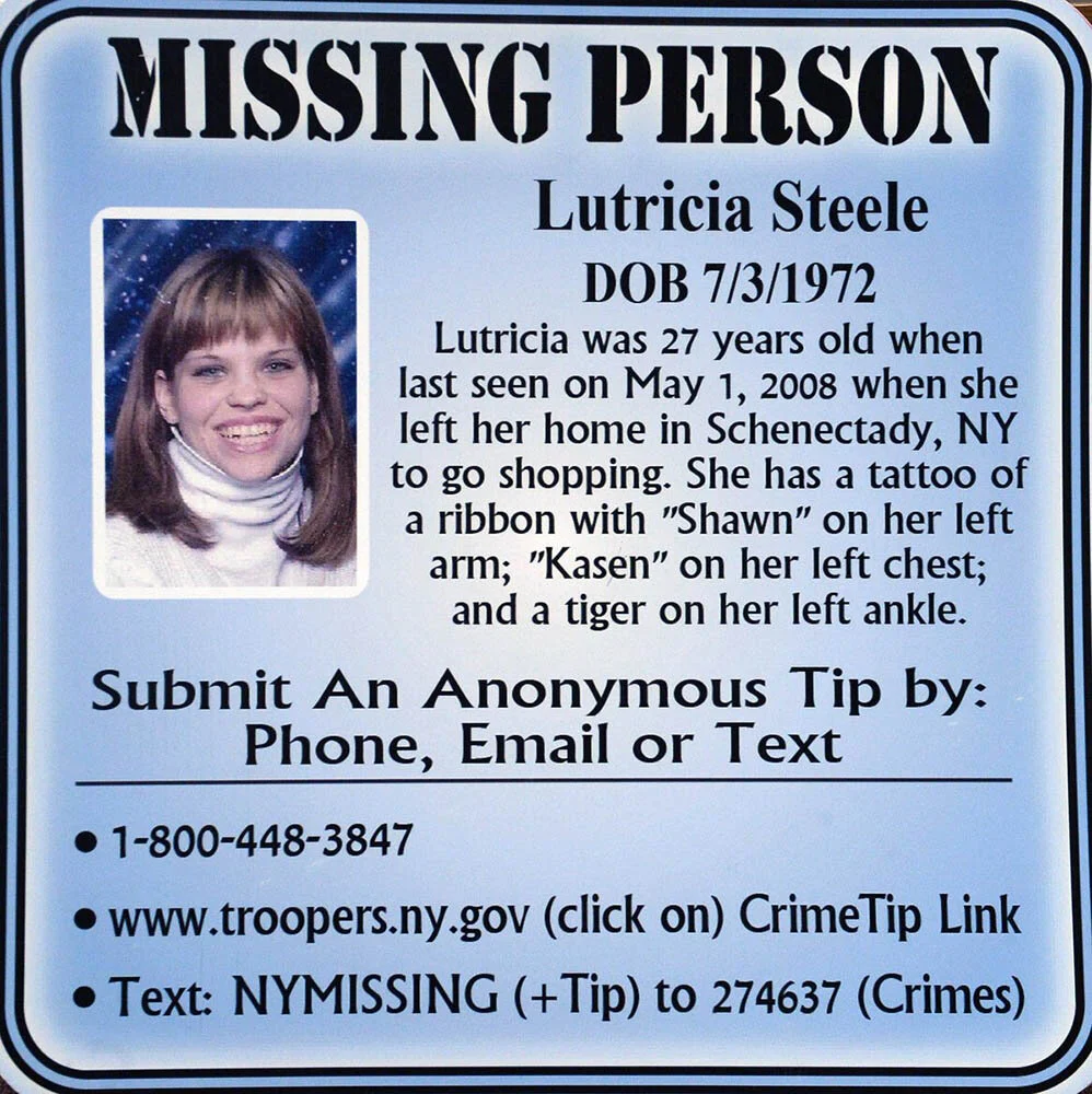 lutricia’s missing persons poster