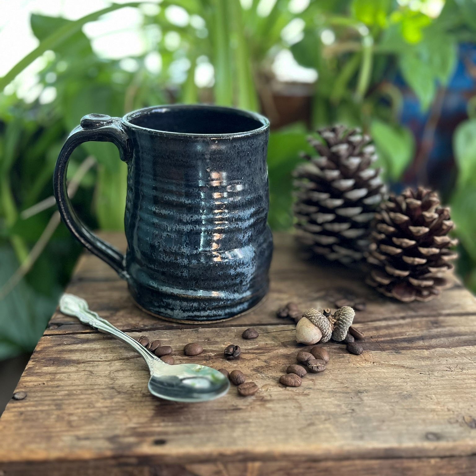 Black and Gray Mug