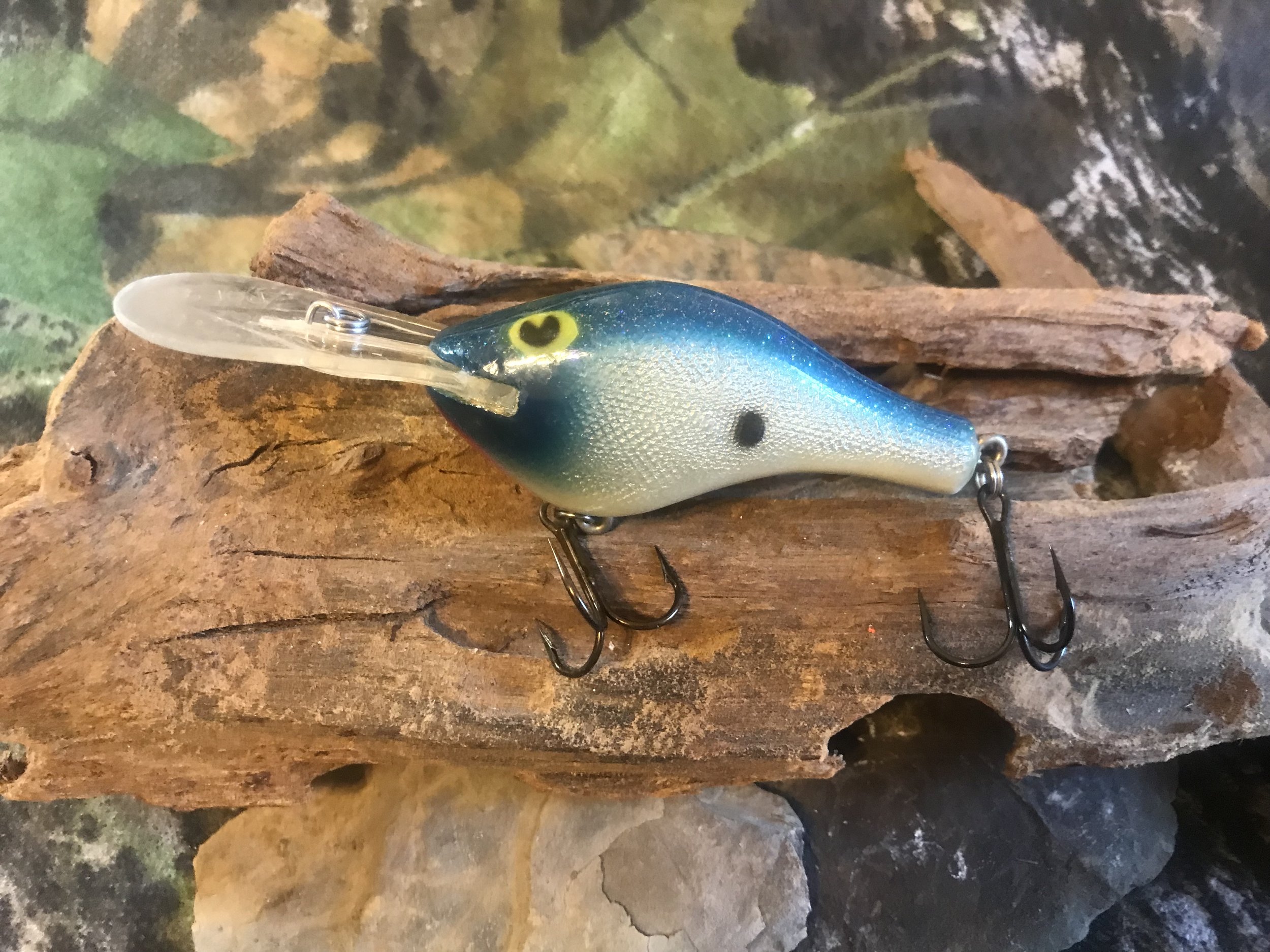 Crank Bait CRAPPIE BUG 1.5 Inch Fishing Lure Custom Paint 