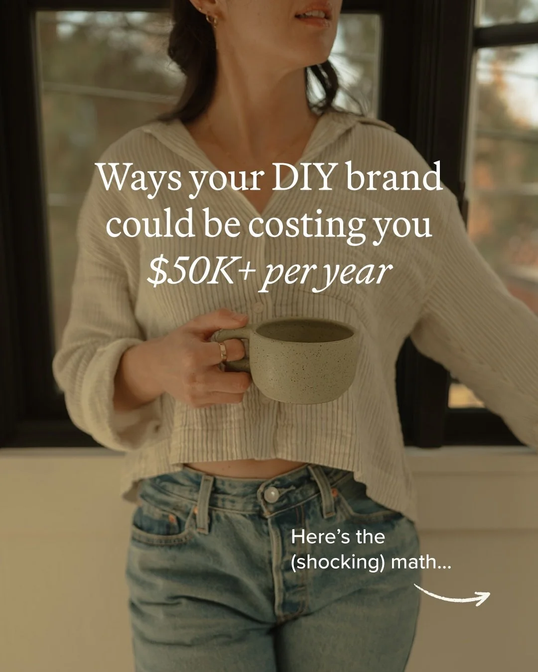 Your DIY brand could be costing you $50k+ per year. 👀 

If you&rsquo;re underpricing, negotiating your rates, wasting marketing dollars, attracting the wrong audience, or missing big opportunities, it&rsquo;s not you, it&rsquo;s your brand.

Here&rs