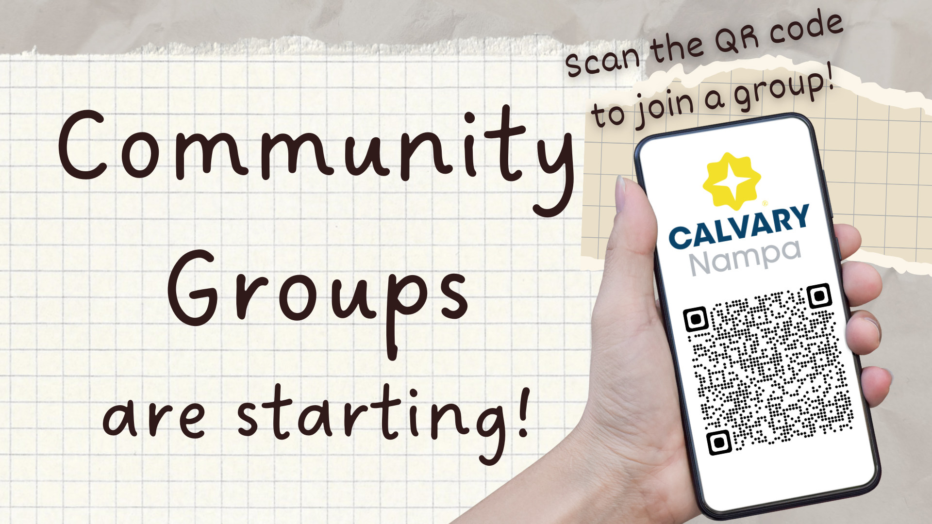 Join us for Community Group — Calvary Nampa