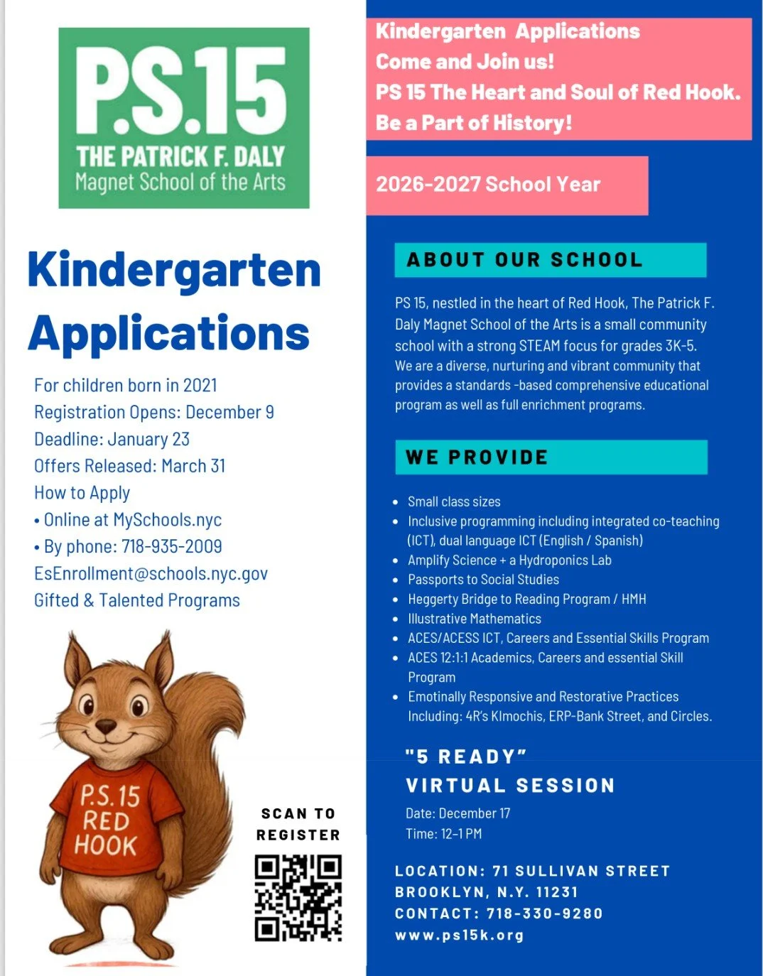 Kindergarten Registration 