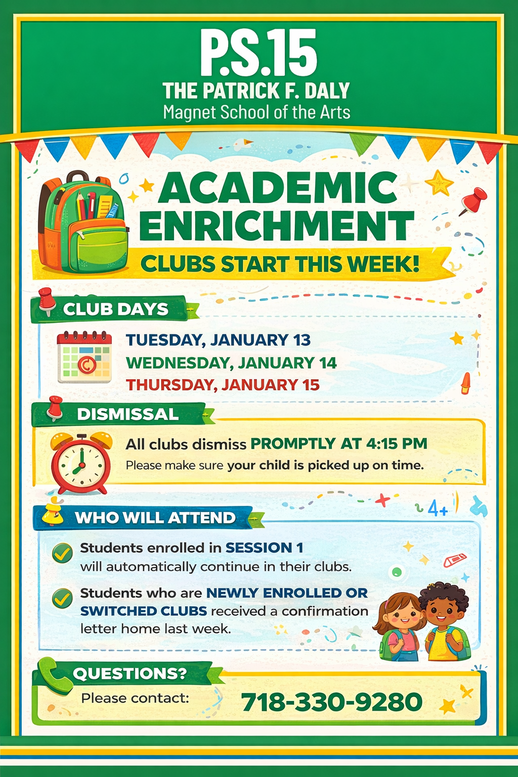 ACADEMIC ENRICHMENT CLUBS