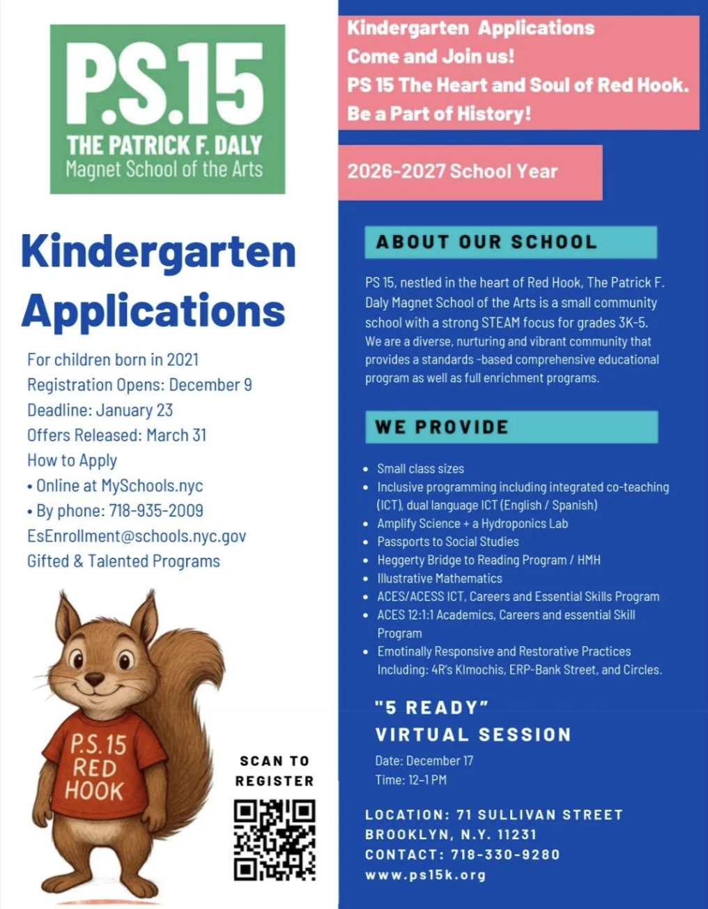 Kindergarten Registration Reminder