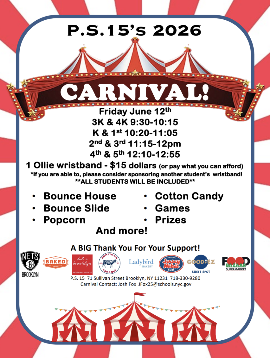 PS 15 Carnival is Here!