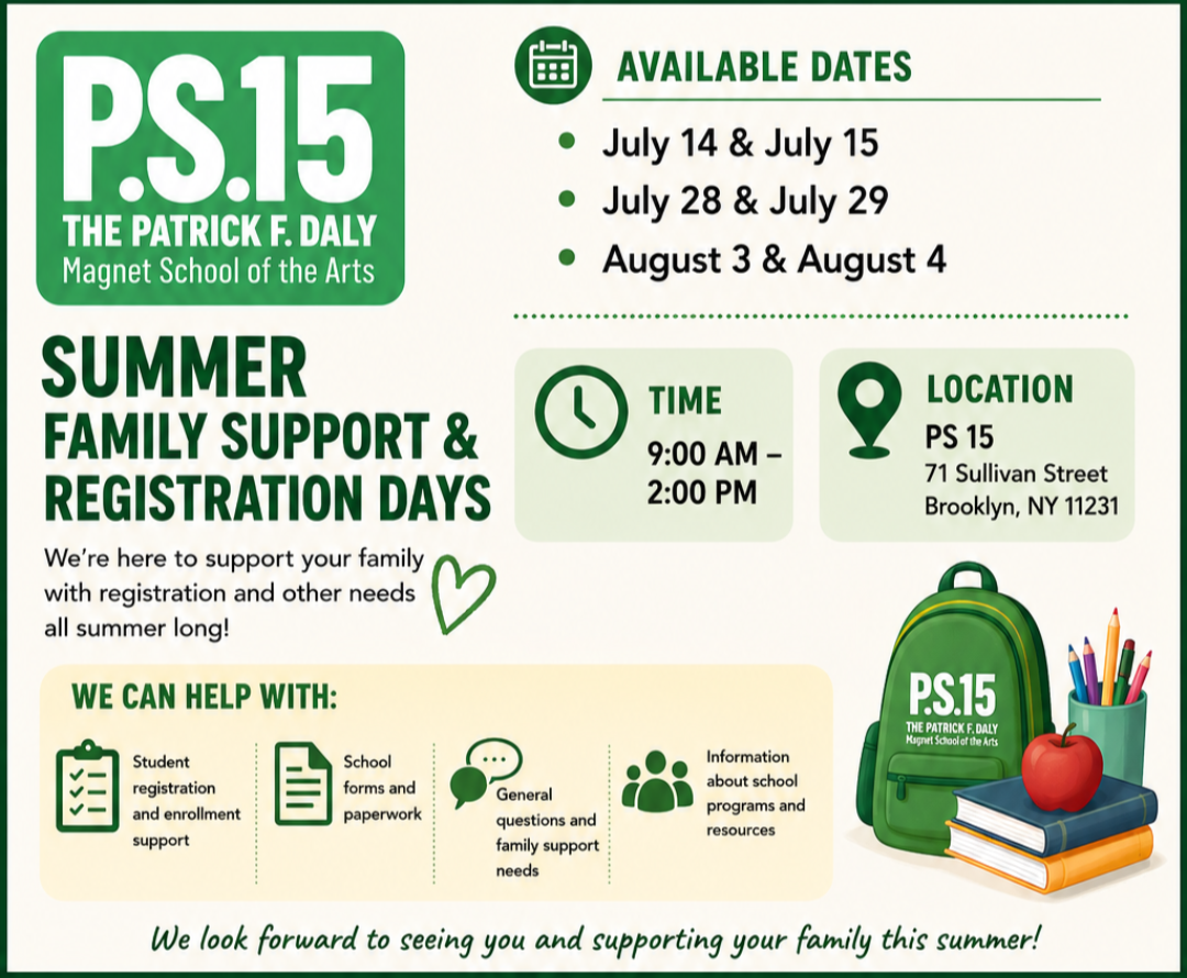 Summer Family Support &amp; Registration Days