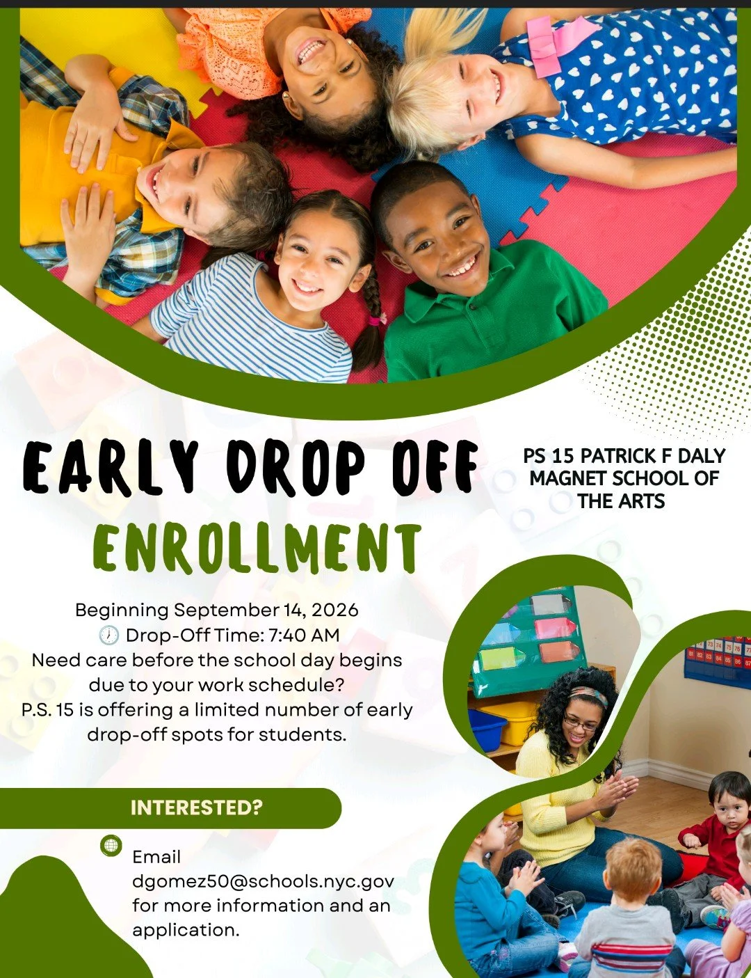 Early Drop off Enrollment