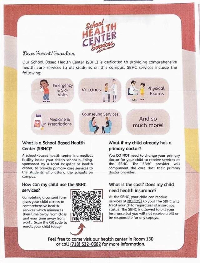 School Health Center and Services