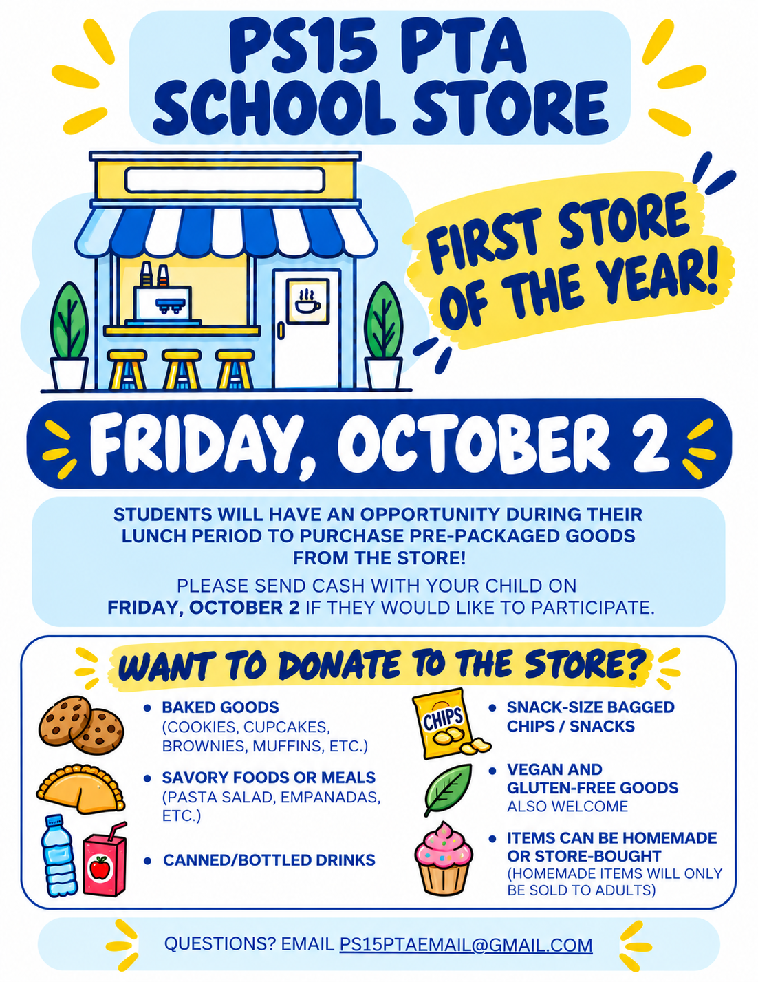 PS 15 PTA School Store