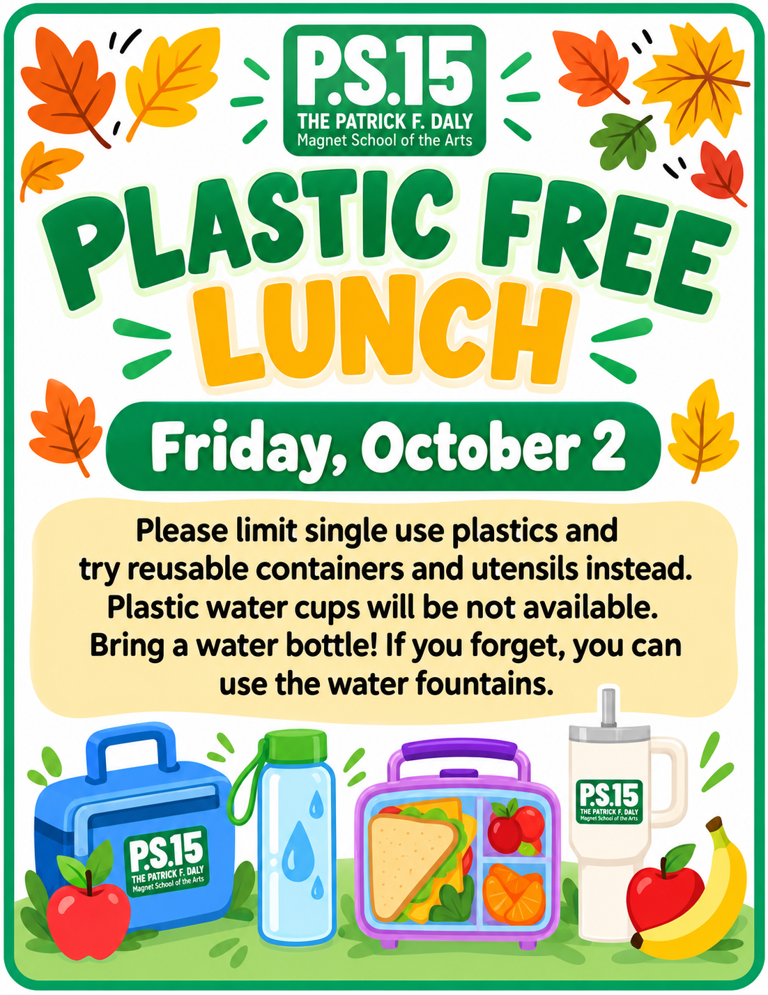 Plastic Free Lunch Day