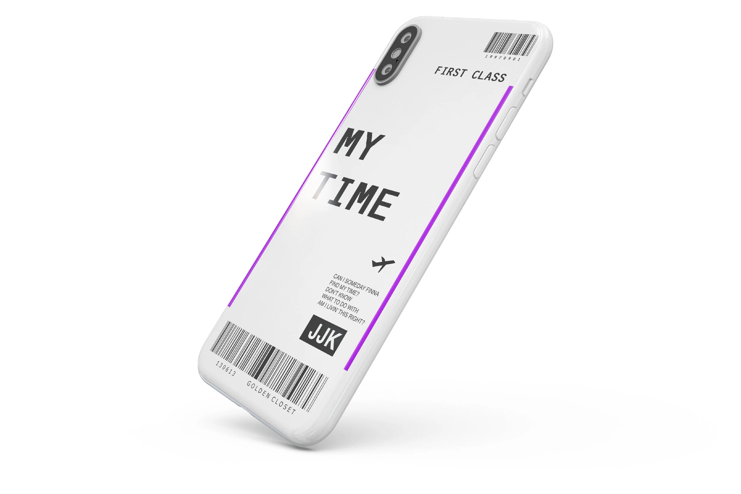 Boarding Pass Phone Cases Packaging Design