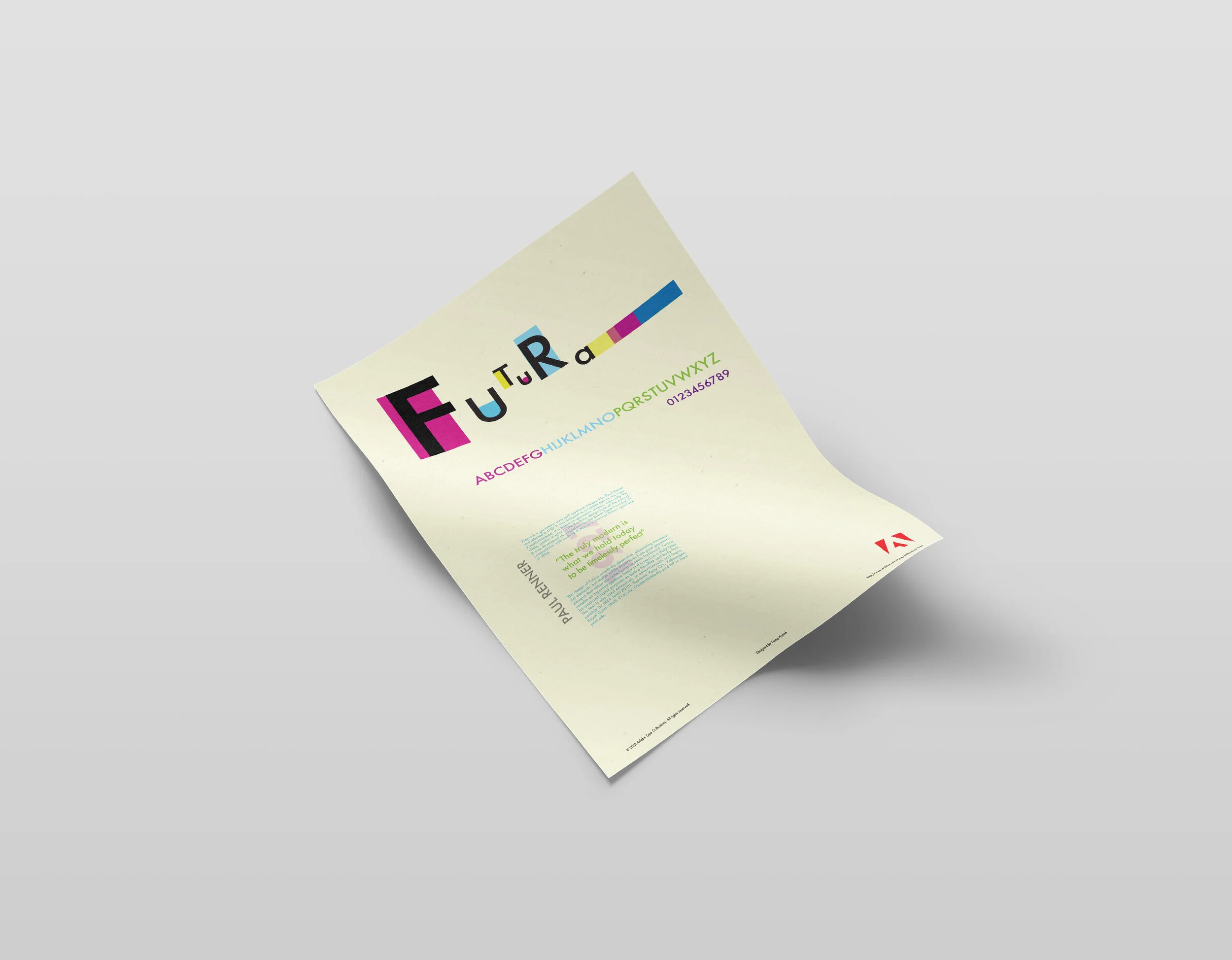 Futura: Typography Poster