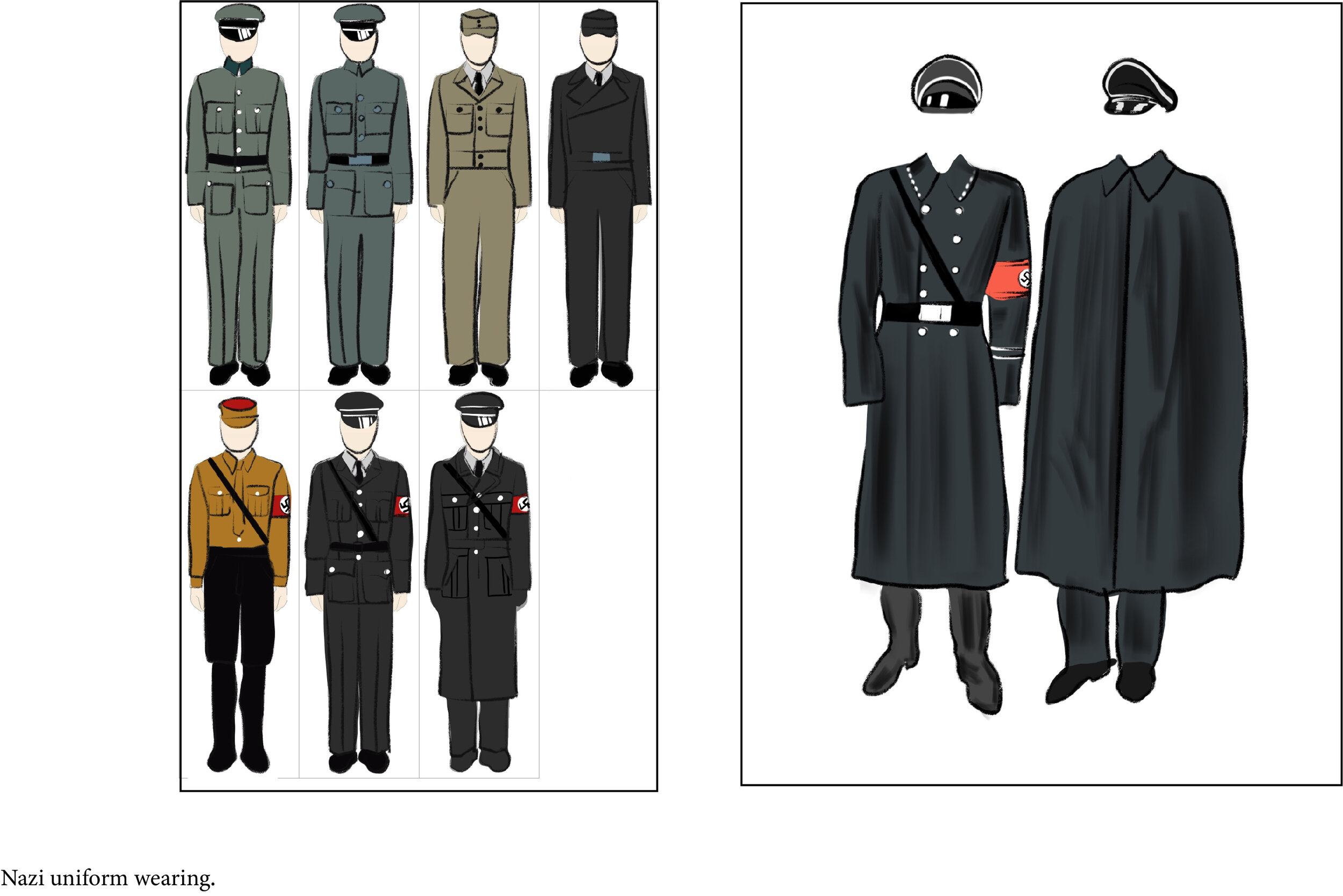 Nazi uniforms