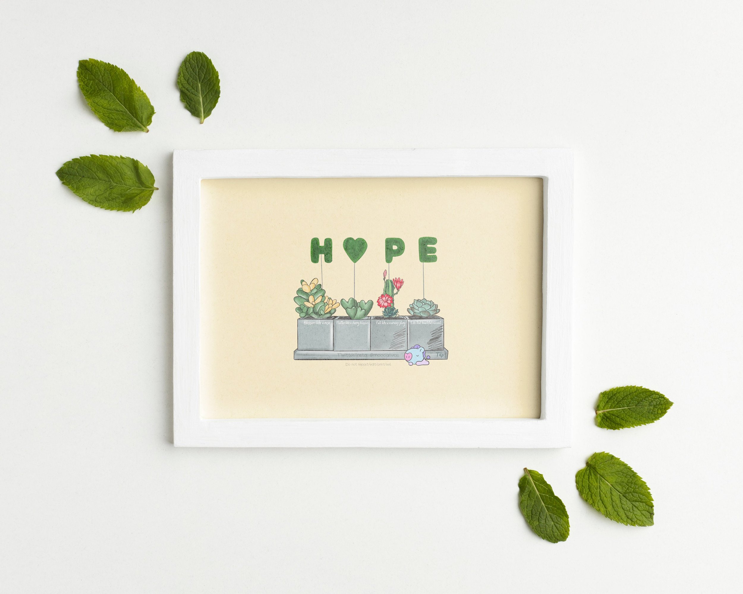 BTS Jhope Hoseok Artist Made Collection Hope Pots | BTS Artprint |BT21 | Jhope | Kpop Artprint
