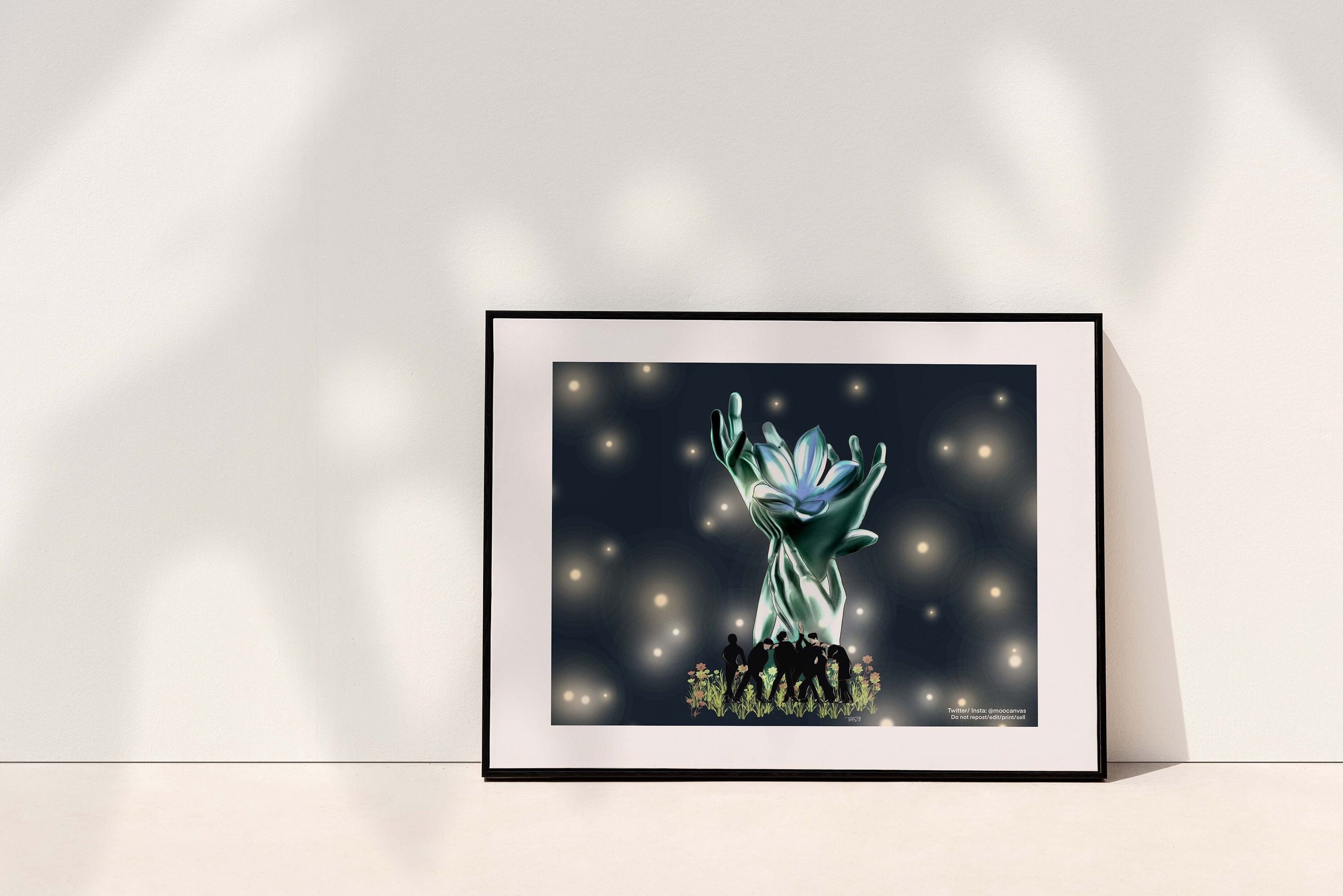 BTS Permission To Dance On Stage Seoul Fake Love | BTS Artprint | BTS | Kpop Artprint